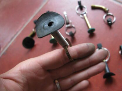 Porte-clés en valves de chambres à air