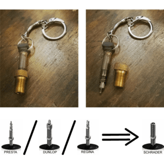 Porte-clés valve + adaptateur