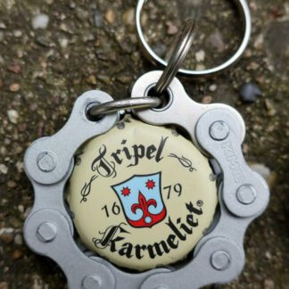 Porte-clés chaîne + capsule Tripel Karmeliet