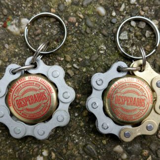 Porte-clés chaîne + capsule Desperados
